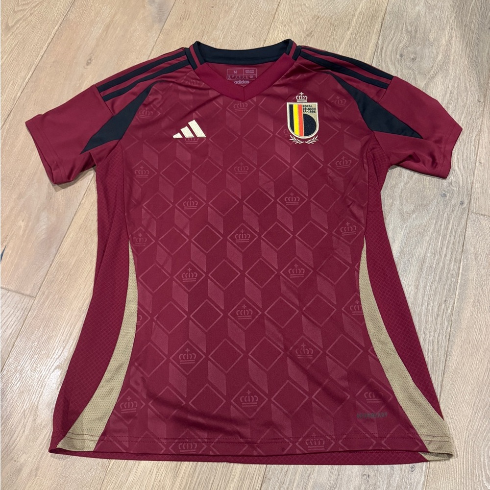 adidas Burgundy and Gold Women's Jersey